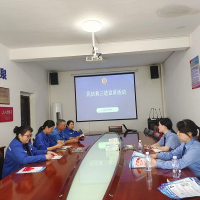 民法典進(jìn)企業(yè) 法治護(hù)航促發(fā)展 --區(qū)人民檢察院開(kāi)展民法典專題宣講活動(dòng)